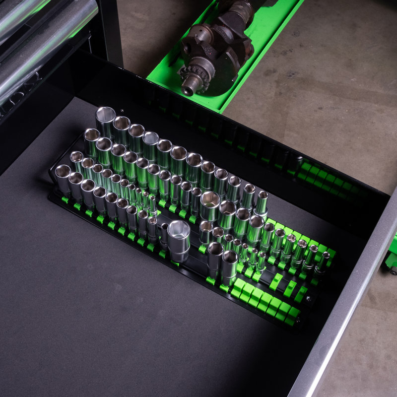 OEMTOOLS 80Piece Socket Rail Tray Wayfair